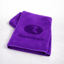 Purple Ramedicare microfibre towel for gua sha massage